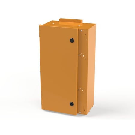 Saginaw Control & Engineering 1/4 Turn Latch Electrical Enclosures, 22 in H, 6-1/2 in D, 12 in W, NEMA 1, Carbon Steel SCE-100AFSD